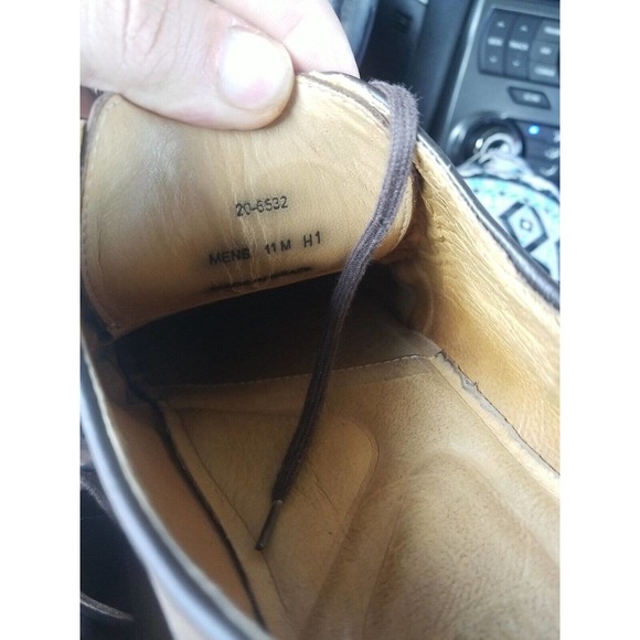 JOHNSON & MURPHY MEN\'S SZ 11M BROWN 20-6532 PRE-OWNED main image 8